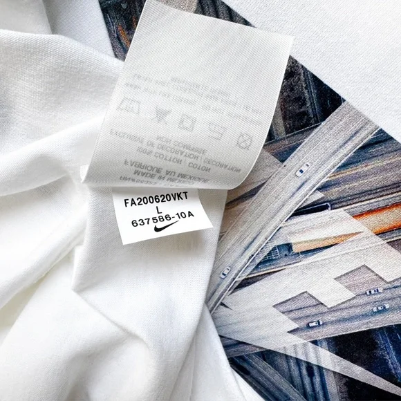 Nike Sportswear LA Lakers Tee Men’s Size L White Graphic Logo NSW Los Angeles DS - Picture 7 of 12